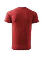 Basic tričko pánské bordó Basic tričko pánské bordó