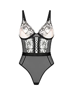 Dámské body Teddy černé model 22097958 - Obsessive Dámské body Teddy černé model 22097958 - Obsessive