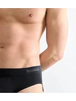 Pánské slipy GO Smooth Brief 2P - BLACK - černé 0004 - SLOGGI Pánské slipy GO Smooth Brief 2P - BLACK - černé 0004 - SLOGGI