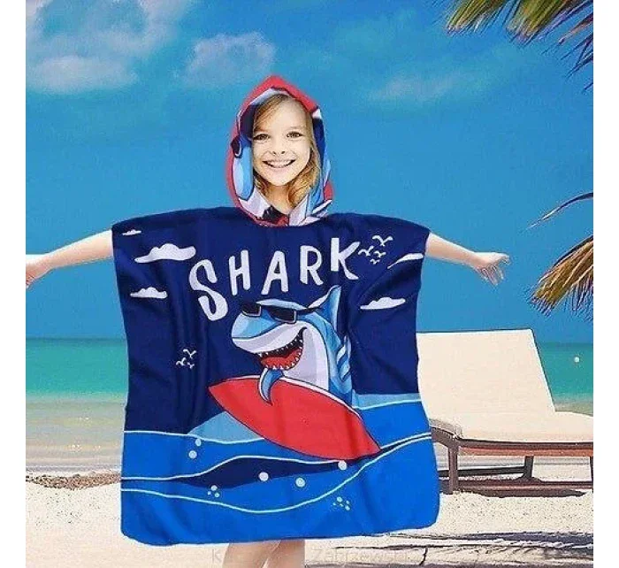 PončoBavlnené svetové detské plážové pončo s kapucňou 60x60 PončoBavlnené svetové detské plážové pončo s kapucňou 60x60