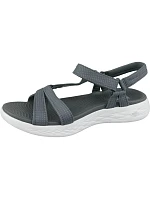 Skechers On The Go 600 15316-CHAR sivé sandále Skechers On The Go 600 15316-CHAR sivé sandále