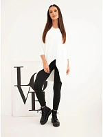 Dámský svetr Plus Size s výstřihem do V ecru Dámský svetr Plus Size s výstřihem do V ecru