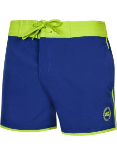 Pánske plavecké šortky Axel 23 Tmavomodrá so zelenou - AQUA SPEED