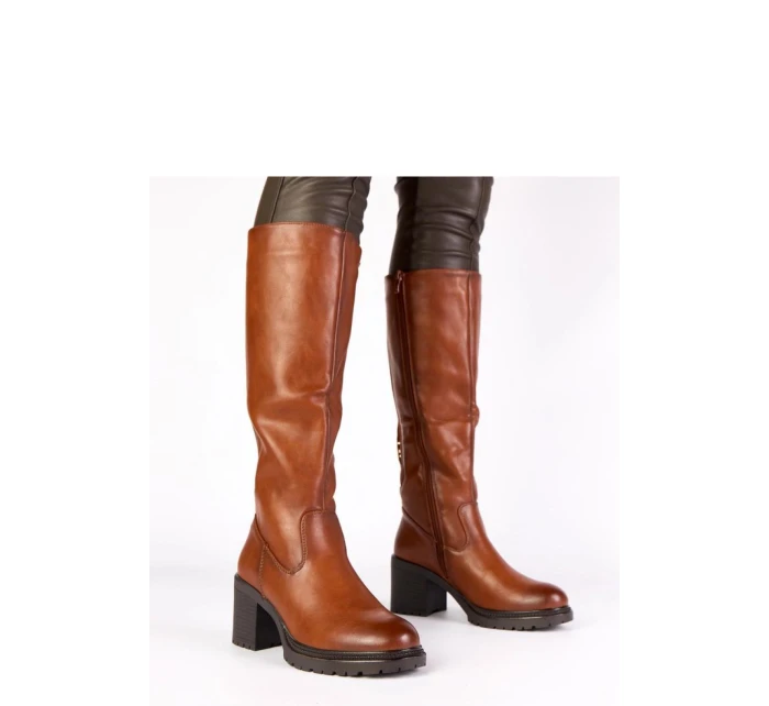 Topánky na podpätku model 222052 Solea