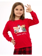 Cornette Detské dievčenské pyžamo 594/185 Zimná dĺžka/r Vianoce 86-128 Cornette Detské dievčenské pyžamo 594/185 Zimná dĺžka/r Vianoce 86-128