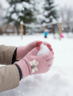 Dívčí rukavice model 20572704 - Noviti