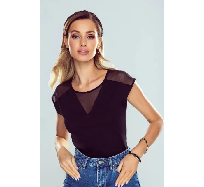 Dámská halenka model 18836341 black - Eldar