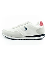 U.S. Polo model 22115630 sportovní boty tenisky pánské módní pohodlné bílé