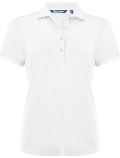 Cutter & Buck Virtue Polo Solid Women Dámske funkčné polo tričko 68.4435 biele