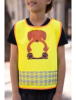 Korntex FUN Detská bezpečnostná vesta 76.FUNY hi vis yellow/elephant Korntex FUN Detská bezpečnostná vesta 76.FUNY hi vis yellow/elephant