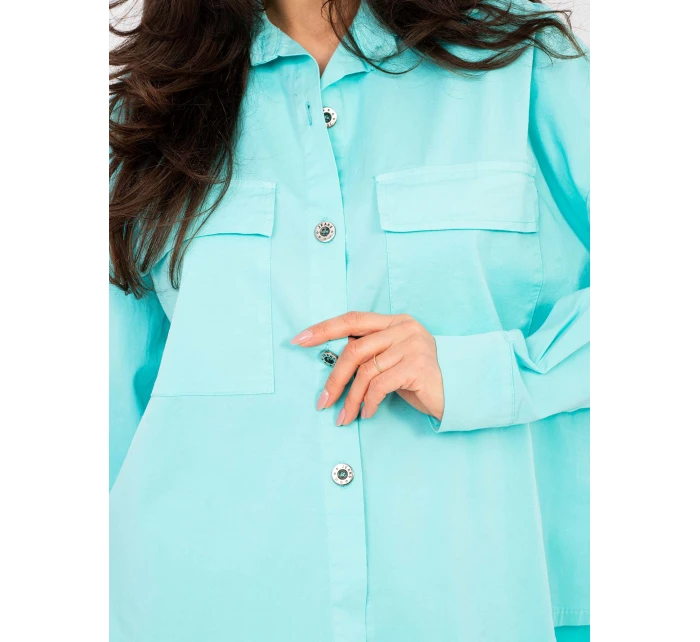 IT KS košeľa FL9968.48 tyrkysová