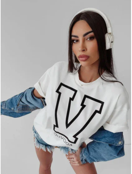 Dámske tričko 277843 ecru - Ola Voga Dámske tričko 277843 ecru - Ola Voga