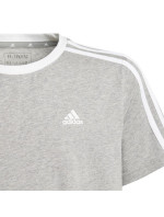 Adidas Essentials 3-Stripes Cotton Loose Fit Boyfriend Tee Jr IC3637 Tričko s prúžkami