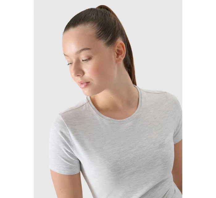 Dámské bavlněné slim tričko model 21432834 - 4F