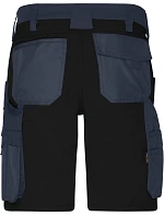 Daiber JN 1811 Pracovné elastické bermudy „Slim Line“ 02.1811 uhlíková/čierna