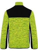 Pánská pracovní pletená fleecová bunda 20. fluorescent yellow melange/black model 22448897 - WK Pánská pracovní pletená fleecová bunda 20. fluorescent yellow melange/black model 22448897 - WK