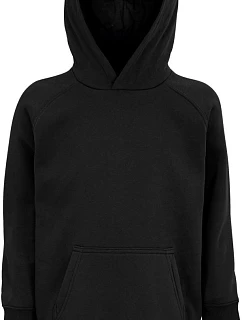 SOL'S Stellar Kids Dětská raglánová mikina s kapucí z bio bavlny model 22525202 black
