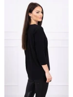 Halenka s potiskem Star Style černá Halenka s potiskem Star Style černá