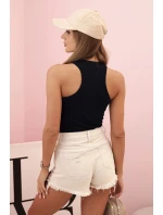 Dámske bavlnené boxerky so širokými ramienkami Navy Blue Dámske bavlnené boxerky so širokými ramienkami Navy Blue