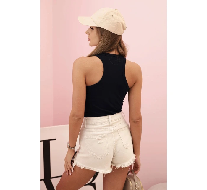 Dámske bavlnené boxerky so širokými ramienkami Navy Blue Dámske bavlnené boxerky so širokými ramienkami Navy Blue