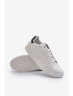 Niskie Trampki Męskie Eko Skóra Big Star NN174282 Białe