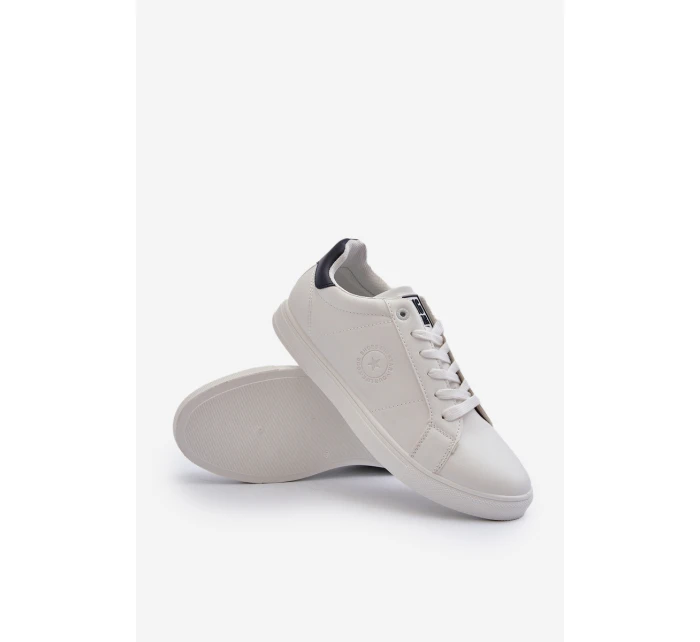 Niskie Trampki Męskie Eko Skóra Big Star NN174282 Białe