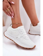 Dámské Tenisky Na Platformě Big Star model 21693863 HiPoly System Bílé - Big Star Shoes