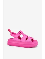 Dámské Sandály Na Platformě Fuchsie model 21696268 - Boto Dámské Sandály Na Platformě Fuchsie model 21696268 - Boto