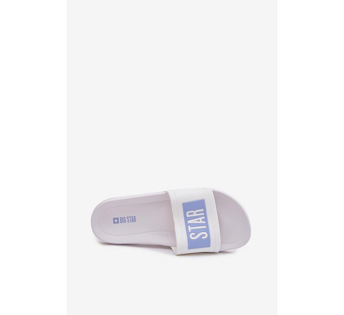 Dámské pantofle Big Star TT274A002 Bílomodré Dámské pantofle Big Star TT274A002 Bílomodré