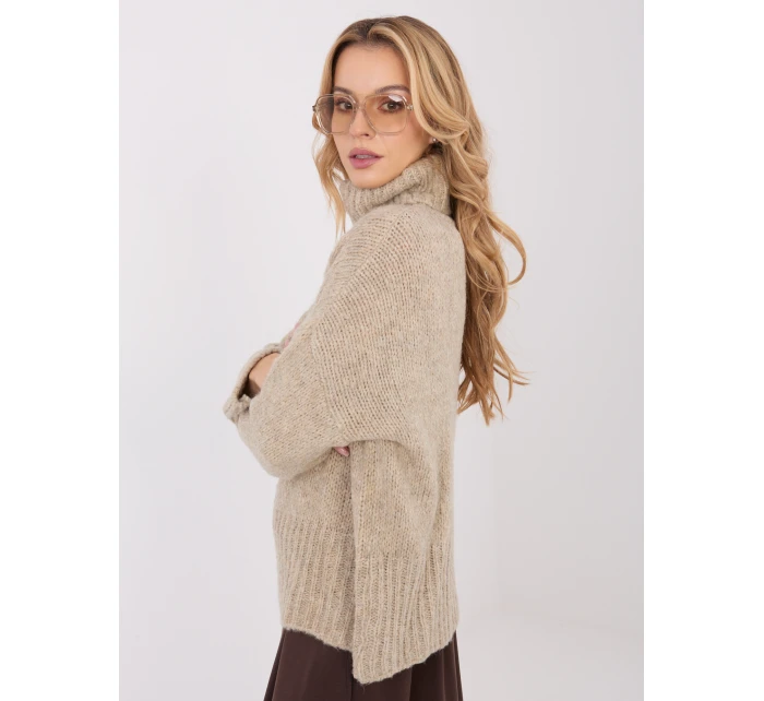 Sweter CH SW model 21782373 beżowy - FPrice Sweter CH SW model 21782373 beżowy - FPrice
