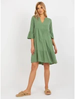 Šaty model 18372056 khaki - FPrice
