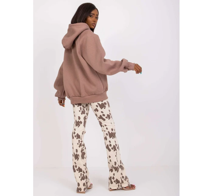 Mikina EM BL 651/D.29X hnedá