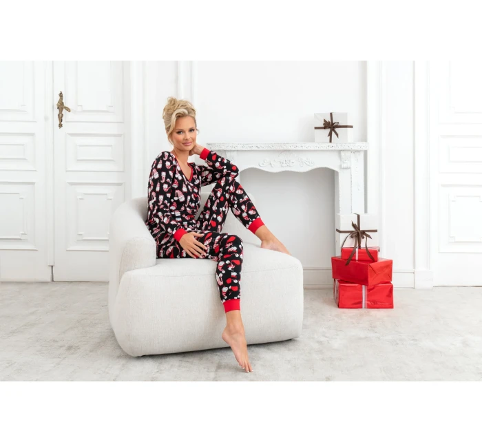 Pyžamo model 20540069 Long Black - Donna