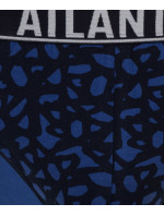 Klasické pánske nohavičky ATLANTIC 3Pack - čierna/tmavomodrá