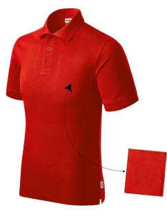Resist Heavy Polo Red 07 (štítok značky)