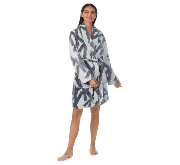 Dámsky župan YI2222688F 031 sivý - DKNY