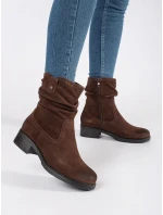 Zajímavé dámské černé kotníčkové boty Obcas Zajímavé dámské černé kotníčkové boty Obcas