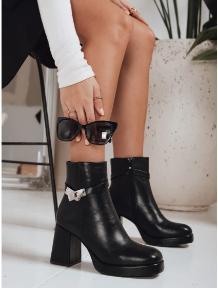 Dámské zateplené boty černé Dstreet model 21994286 - FashionStreet