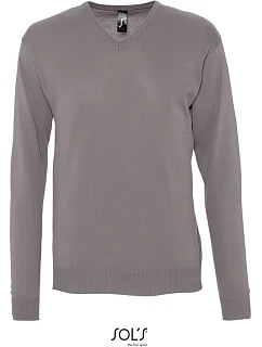SOL'S Galaxy Men Pánský svetr s výstřihem do V model 22519800 medium grey