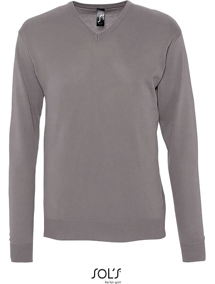 SOL'S Galaxy Men Pánsky sveter s výstrihom do V 25.9500 stredne šedý SOL'S Galaxy Men Pánsky sveter s výstrihom do V 25.9500 stredne šedý