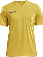 Craft Teamwear Squad Go Jersey Solid M Pánske športové tričko s výstrihom do V 82.5560 sweden yellow