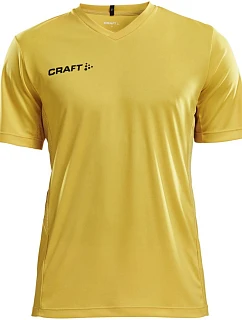Craft Teamwear Squad Go Jersey Solid M Pánske športové tričko s výstrihom do V 82.5560 sweden yellow