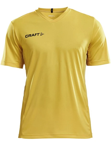 Craft Teamwear Squad Go Jersey Solid M Pánske športové tričko s výstrihom do V 82.5560 sweden yellow