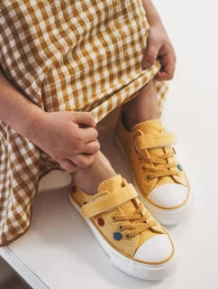 Dětské Tenisky Se Zipem BIG STAR Žluté model 21571865 - Big Star Shoes