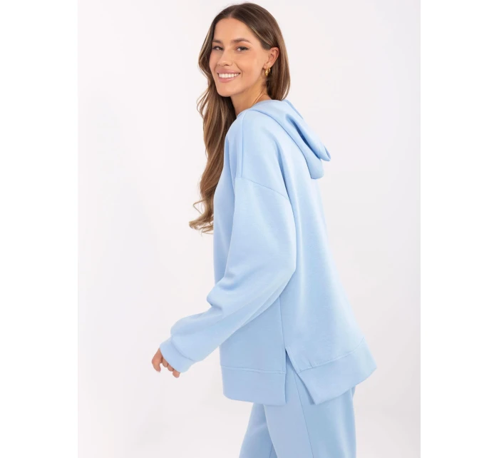 Bluza DHJ BL model 20849228 jasny niebieski - FPrice Bluza DHJ BL model 20849228 jasny niebieski - FPrice