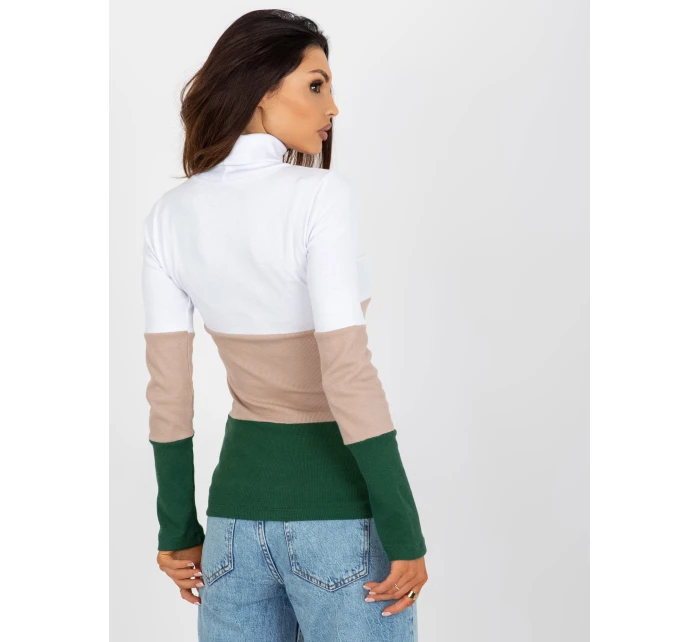 Blúzka RV BZ 8465 1.25P bielo-béžová Blúzka RV BZ 8465 1.25P bielo-béžová