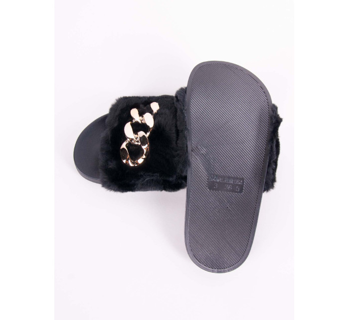 Yoclub Dámske sandále Slide OKL-0072K-3400 Black