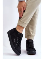 Dámské klasické vysoké tenisky Big Star LL274001 Černé Dámské klasické vysoké tenisky Big Star LL274001 Černé