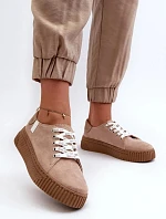 Dámska športová obuv NN276002 / 197885 Beige - Big Star