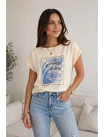 model 22143808 BLOUSE - OFF PINK